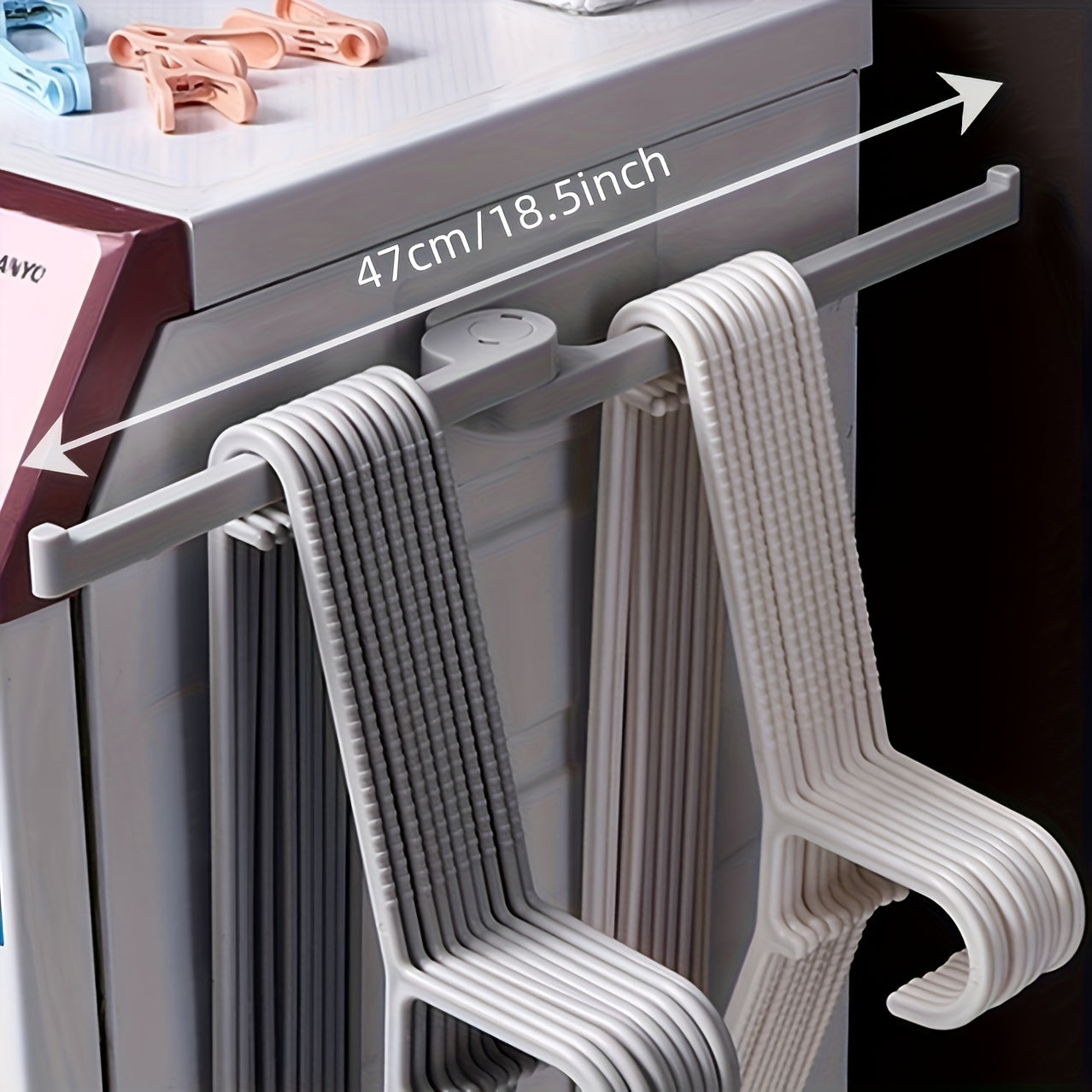 Family Clothing Storage Rack Lightweight Wall Hanging Hook