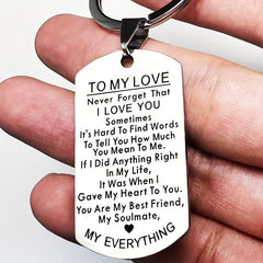 Heart-Shaped Keychain Gift for Anniversaries Valentines Birthdays