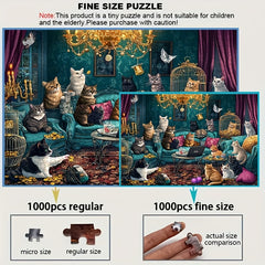 1000pcs Adult Puzzle Hell Level High Difficulty Mini Rectangle Jigsaw