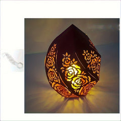 Metal Cutting Dies 3D Rose Lantern Winter Cut Die for Card Making Scrapbooking