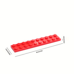 30pcs 2x10 Short Brick Building Blocks for MOC Bricks 3832 Durable ABS Material