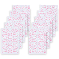 10 Sheets Eyelash Extension Paper Patches 3D Under Eye Pads