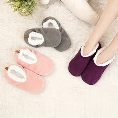 Plush Low Cut Floor Socks Soft & Warm Women's Stockings