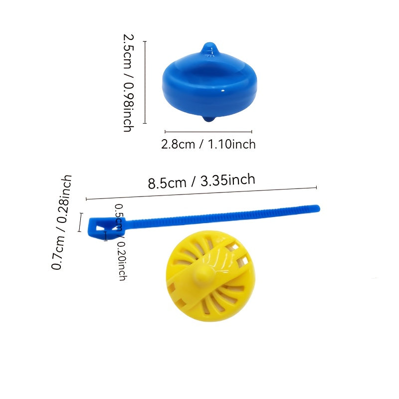 Mini Pull Up Spinner Pocket Toy - Holiday Party Favor