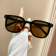 Rivet Square Sunglasses UV400 Sun Shades for Beach Travel
