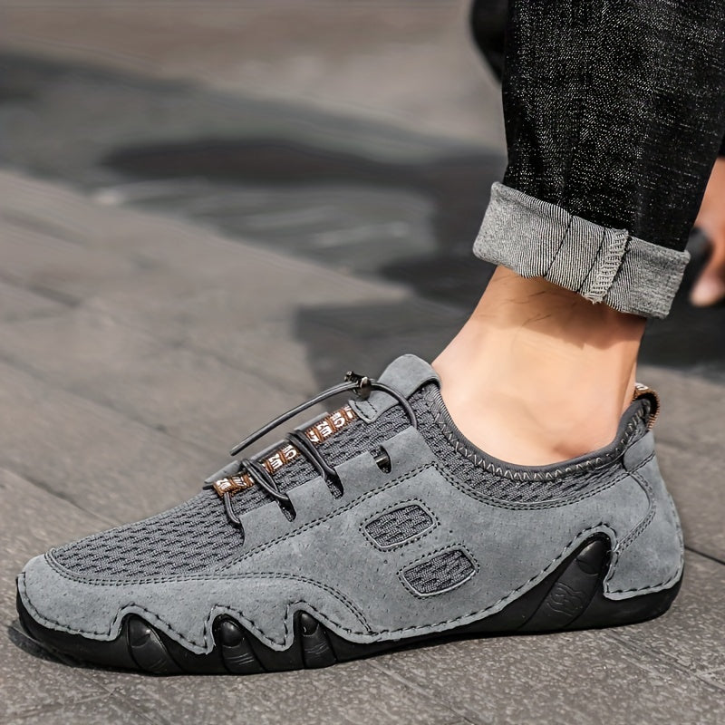 Men's No Tie Slip On Sneakers Lightweight Breathable Athletic Shoes