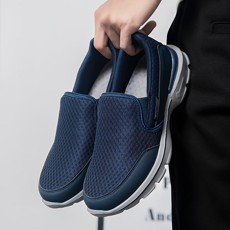Men's Breathable Mesh Casual Loafer Slip On Shoes