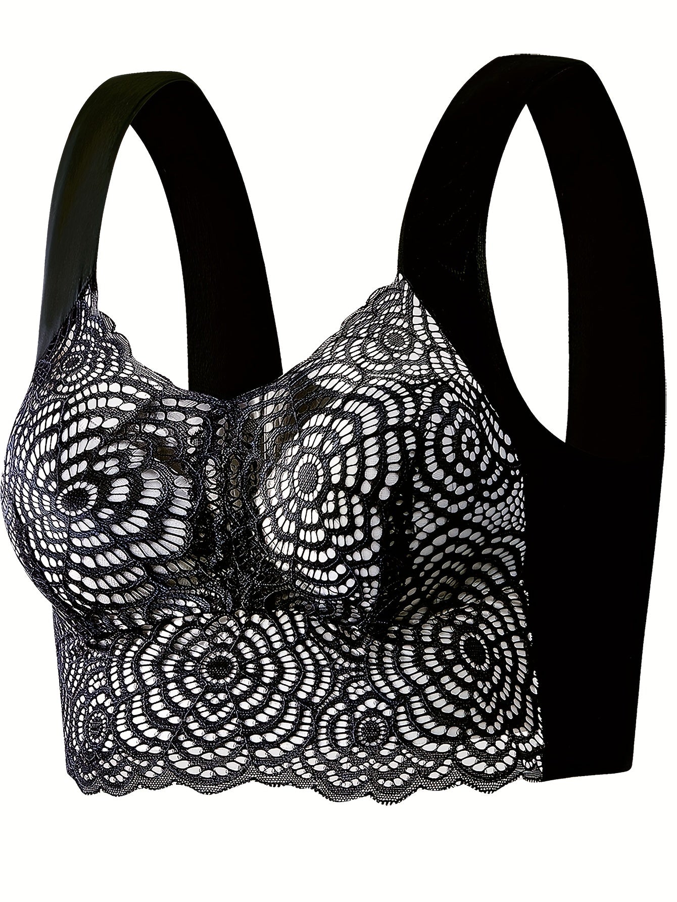 Lace Wireless Bra Full Coverage Tank Bra Women's Lingerie