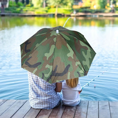Foldable Anti UV Umbrella Hat for Fishing Golf Camping Beach Gardening