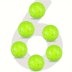 12pk Outdoor Pickleball Balls 40 Holes High Bouncy & Durable - All Paddle Styles