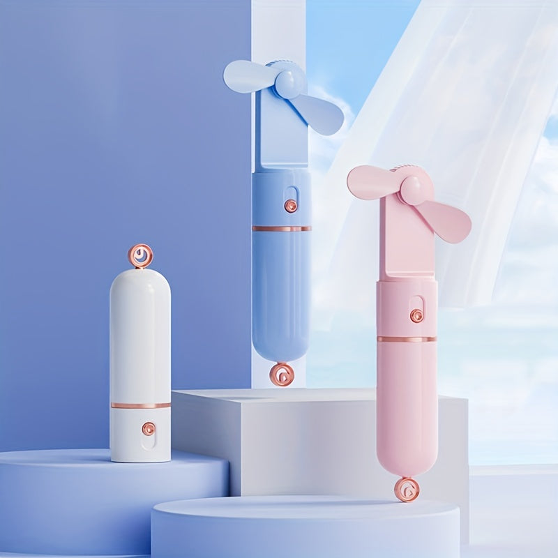 800mAh Portable Pocket Fan USB Rechargeable Handheld Mini Fan