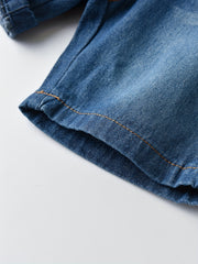 Boys Denim Jeans Shorts with Pockets for Spring & Summer