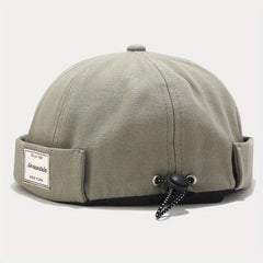 Men's Vintage Beanie Hat Hip Hop Landlord Melon Hat