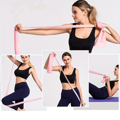 Yoga Pilates Resistance Band Stretch Training Bands with Different Strengths