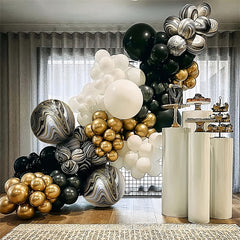115pcs Golden Balloon Arch Set Party Decoration