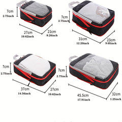 Travel Compression Zipper Bag Lightweight Clothes Organizer