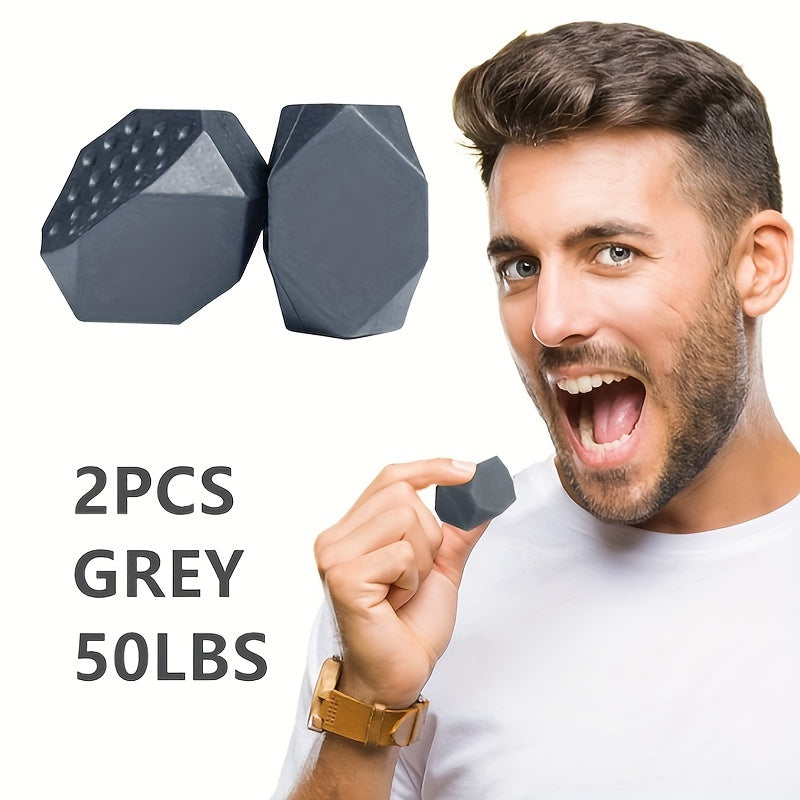 2pcs Silicone Jawline Trainer for Jaw and Neck Exercise