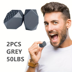 2pcs Silicone Jawline Trainer for Jaw and Neck Exercise