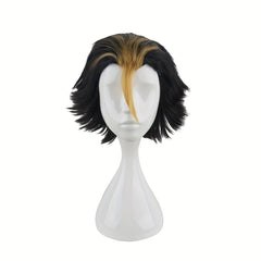Men's 12inch Short Dress Up Wig Cosplay Party Fiber Wig