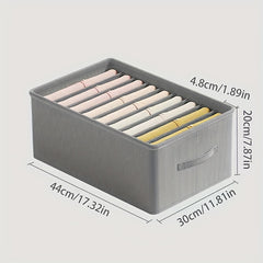 PP Wardrobe Clothes Organizer 6 Grids Divided Clothes Organizer