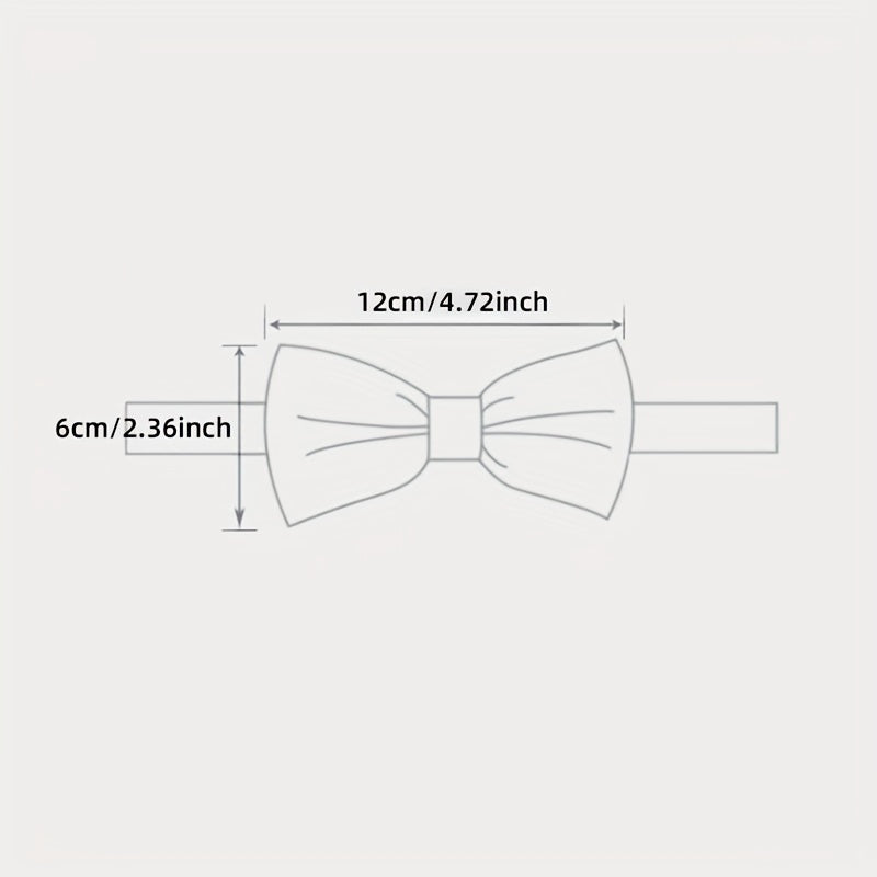Paisley Bow Tie and Pocket Square Set for Groom Wedding