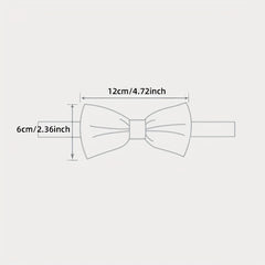 Paisley Bow Tie and Pocket Square Set for Groom Wedding