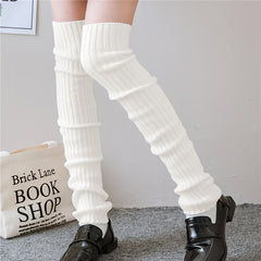Knitted Leg Warmers Over the Knee Socks Women's Stockings