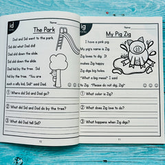 English Learning Workbook for Young Learners with Pictures and Phrases