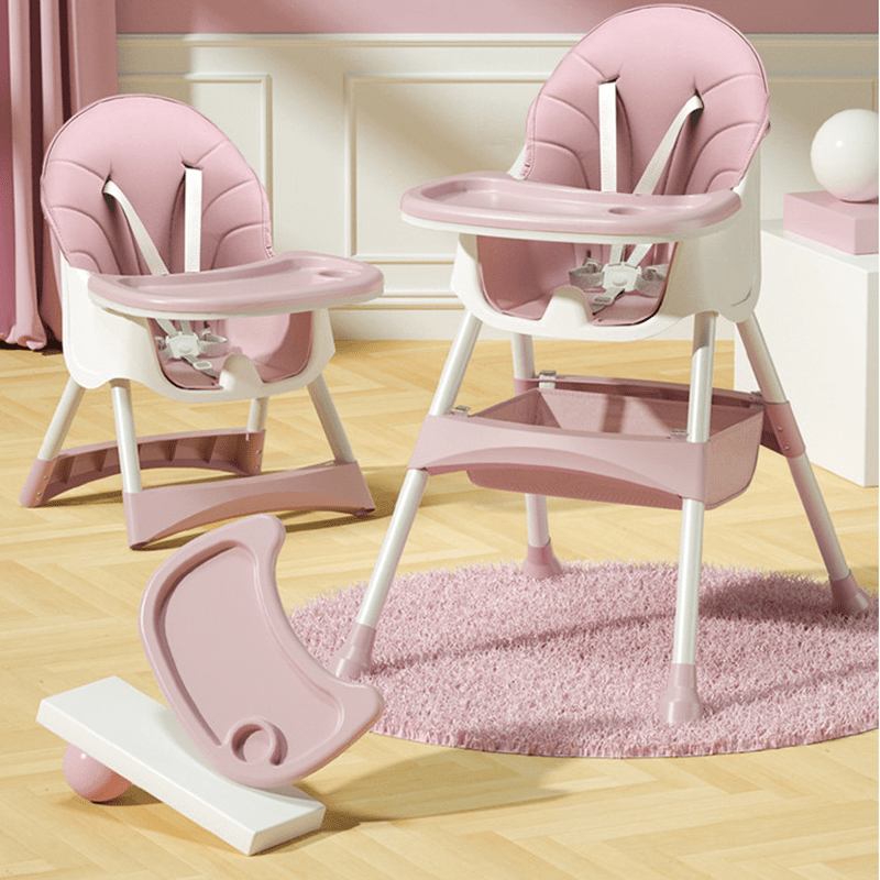 Convertible Baby High Chair with Removable Tray