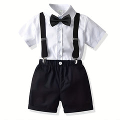Beige Pink Children's Y-Shaped Cartoon Suspender Harness