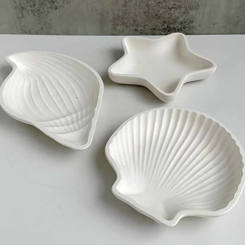 Marine Organism Coaster Tray Silicone Mold DIY Jewelry Storage Box