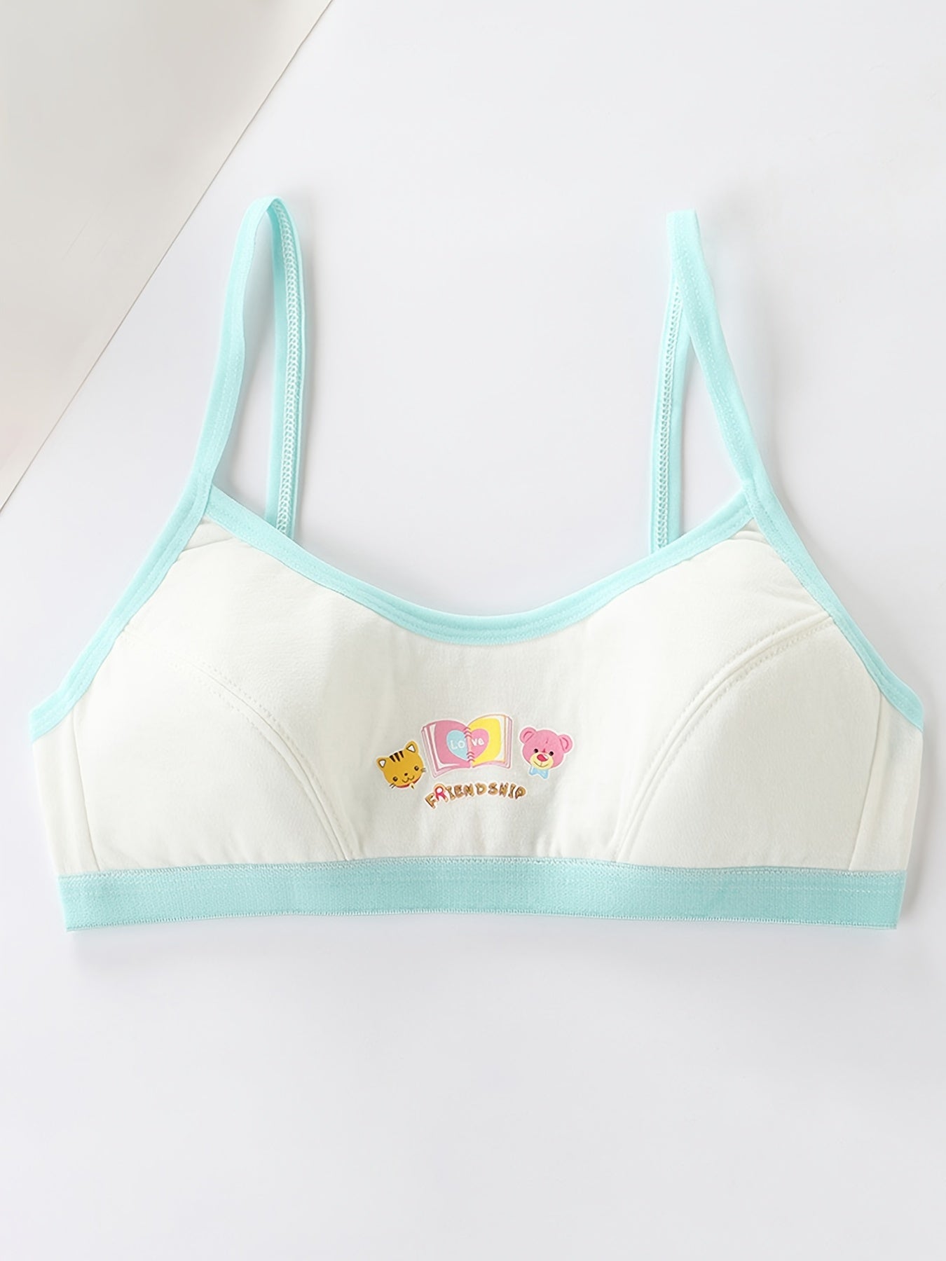 Girls Animal Graphic Sports Bra Set for Teens