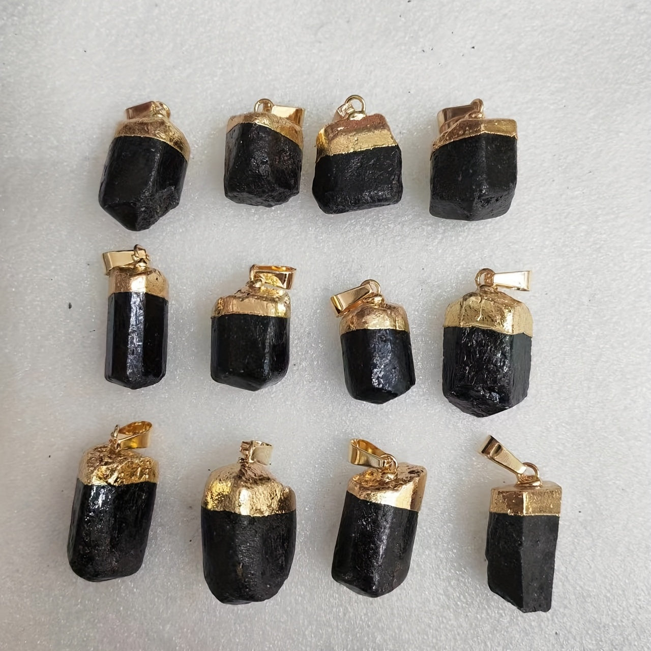Tourmaline Pendant Natural Crystal Raw Stone Necklace