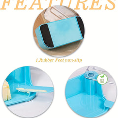 Butter Dish Butter Cutter Box With Transparent Cover Butter Keeper