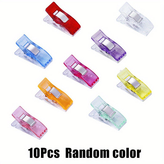 10pcs Sewing Clips Assorted Colors Quilting Fabric Clips Multipurpose