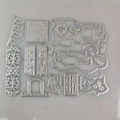 Christmas Santa Claus Metal Cutting Dies And Stamps Scrapbook DIY Stencils