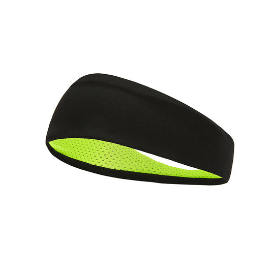Moisture Wicking Green Sports Headbands for Workouts