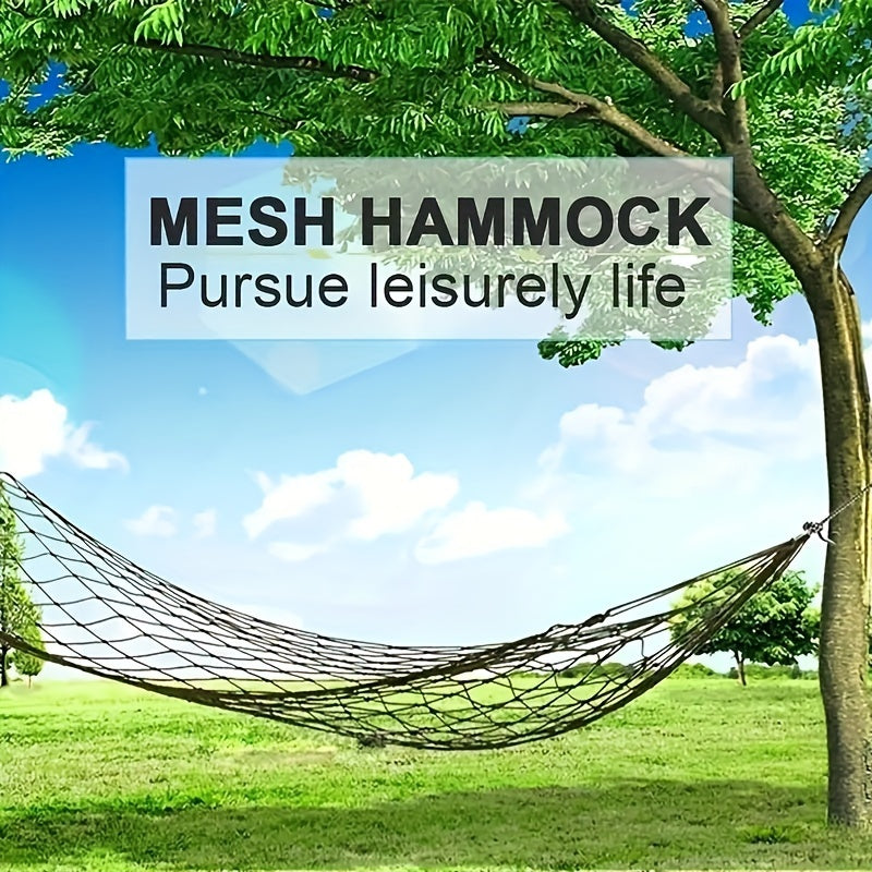 Portable Hammock with Mesh Rope for Camping and Travel