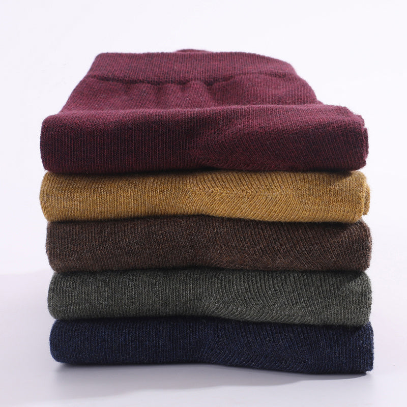 5 Pairs Soft Crew Socks Women's Stockings