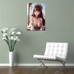 Lady Pattern Tapestry Decor for Outdoor Home Living Room Party Dec