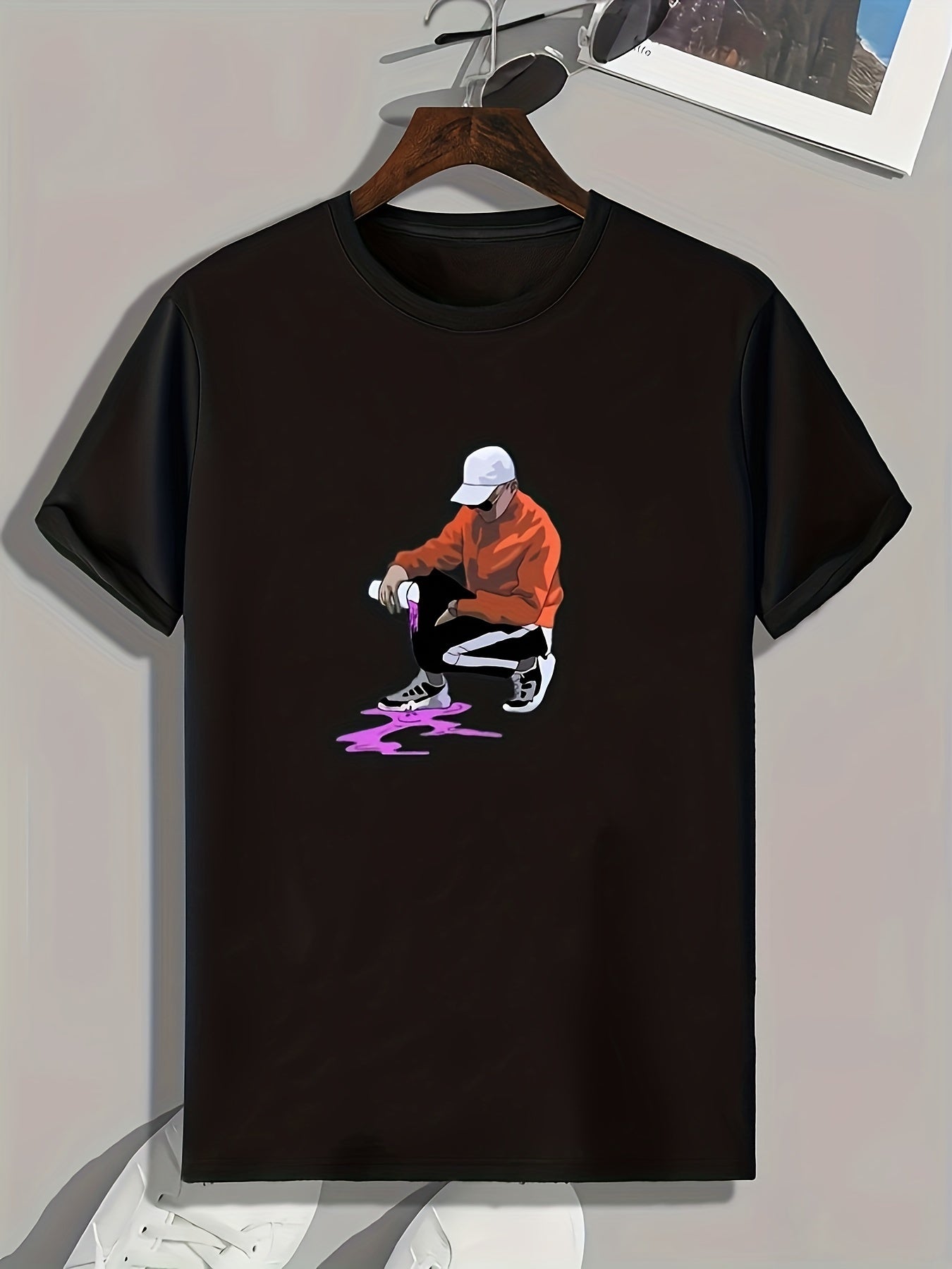 Boy Print Men's Graphic T shirt Casual Comfy Tees For Summer