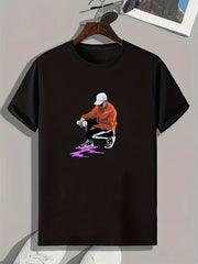 Boy Print Men's Graphic T shirt Casual Comfy Tees For Summer