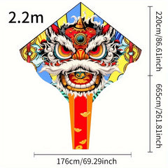 Lion Kite for Outdoor Fun - Creative Beach Park Yard Entertainment