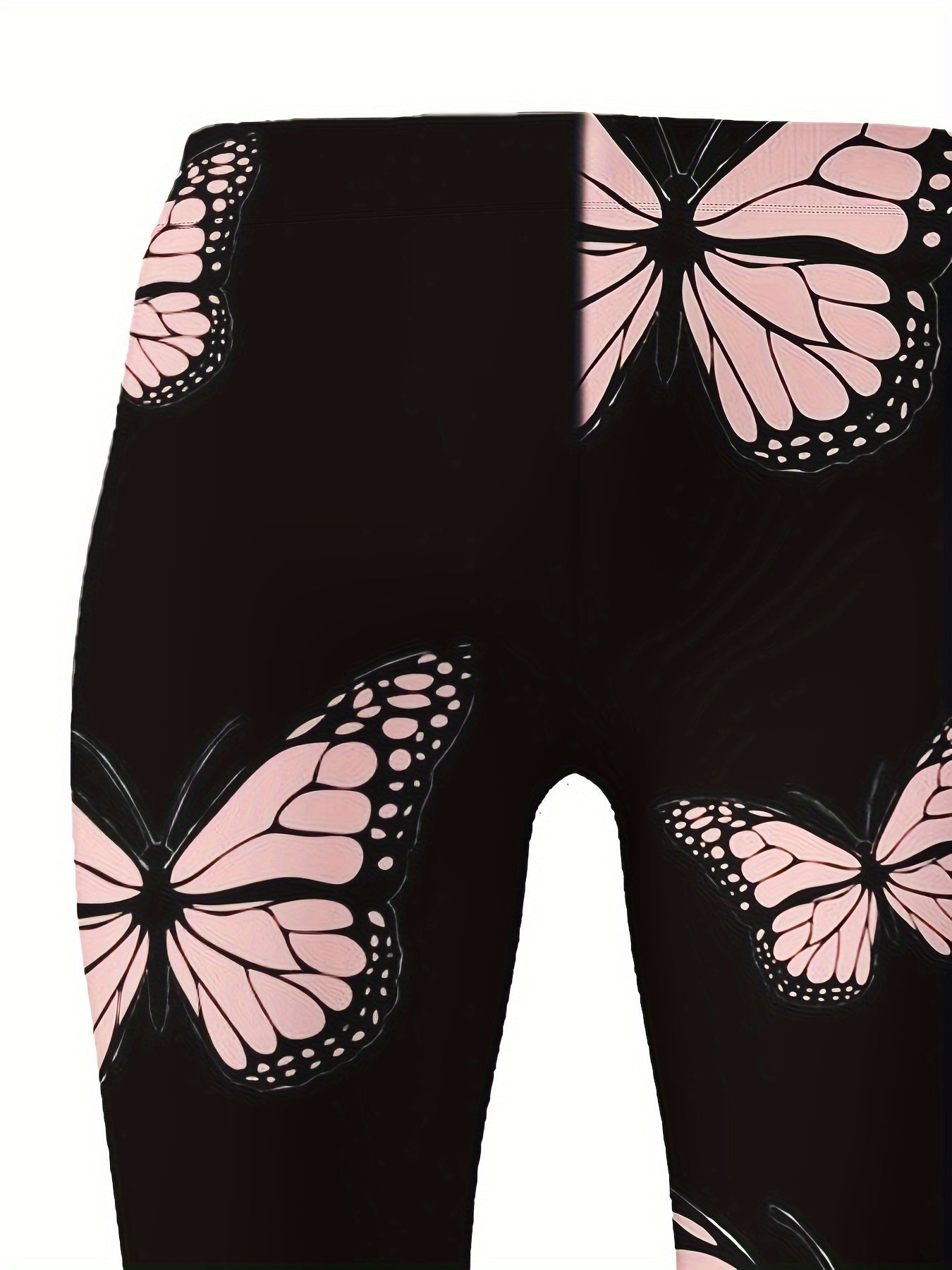 Butterfly Graphic Leggings Girls Thick Leggings For Spring Fall Winter