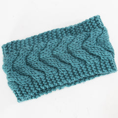 Knitted Twisted Headband Solid Hairband Ear Warmer For Women Girls
