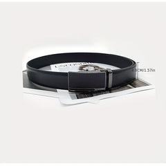 ZDC X02 Men's Leather Belt Automatic Buckle Casual Versatile Belt