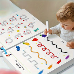 Educational Tracing Book & Writing Board for Preschoolers