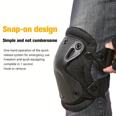 4pcs Outdoor Combat Protective Gear Elbow Knee Pads Set