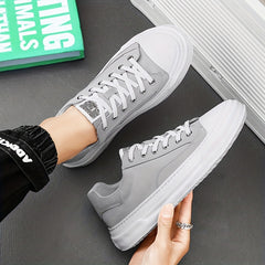 Men's Casual Skate Shoes Lace-up Walking Sneakers