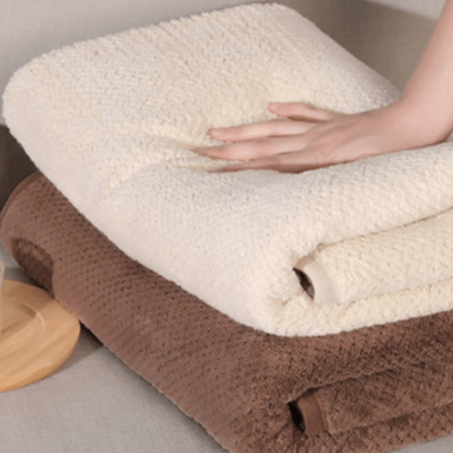 Cotton Bath Towel Absorbent Quick Drying for Adult 27.5x55.1in